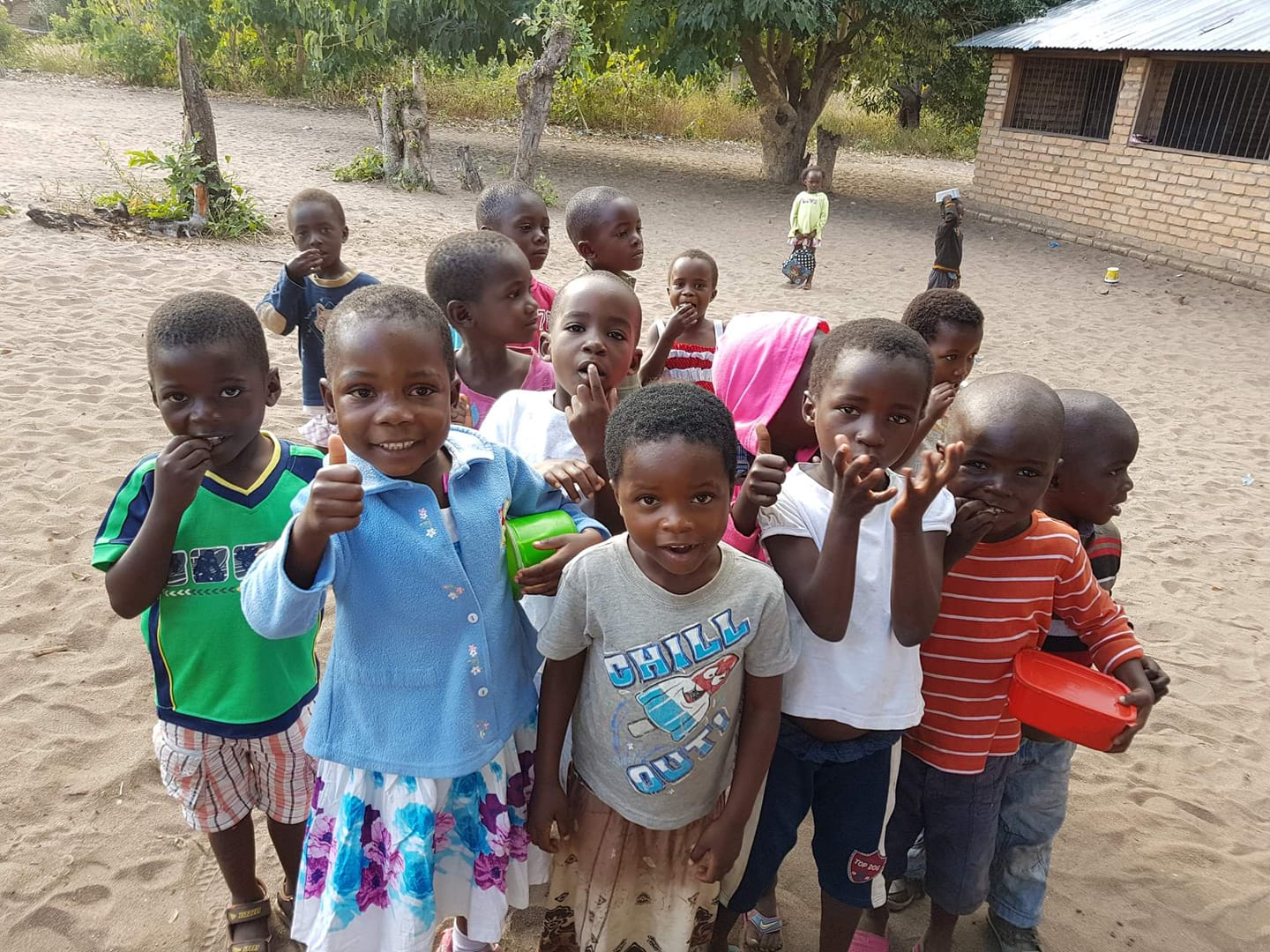 Group of children in Malawi